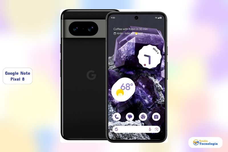 Google Note Pixel 8