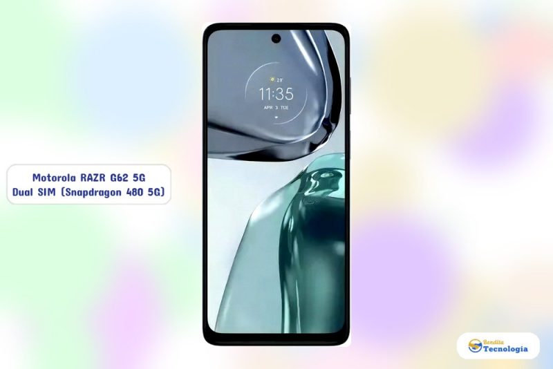 Ficha tecnica Motorola RAZR G62 5G Dual SIM Snapdragon 480 5G Motorola RAZR G62 5G Dual SIM (Snapdragon 480 5G)
