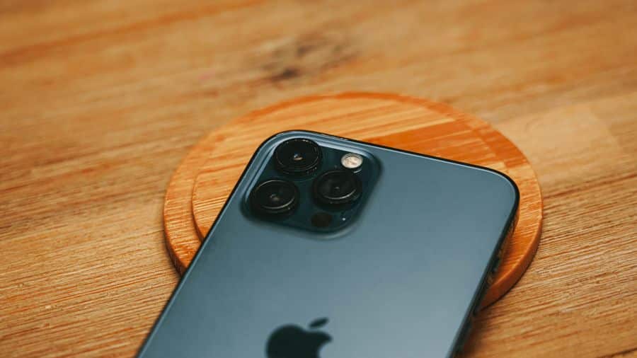 Cámara de smartphone moderno Apple