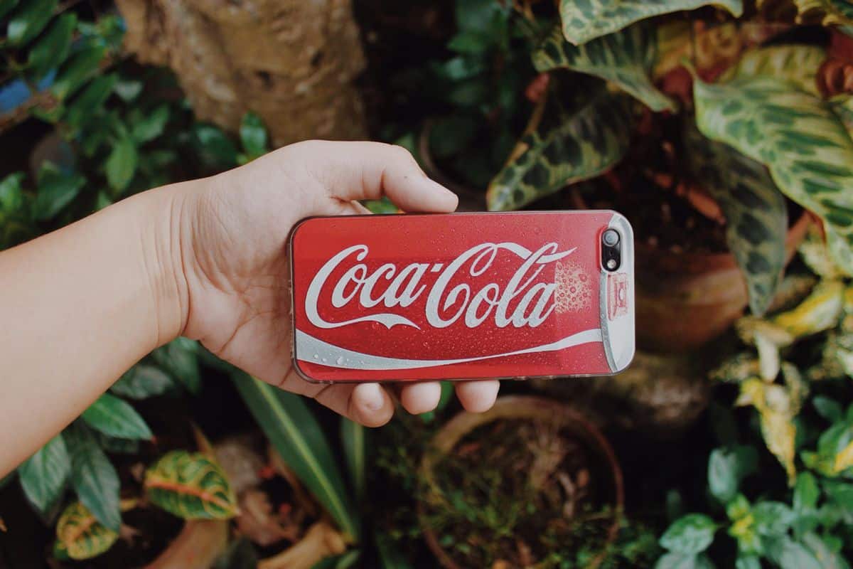 Funda personalizada para smartphone Coca-Cola