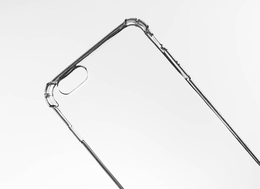 Funda de silicona transparente para móvil