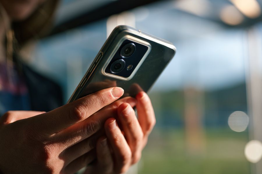 Smartphone Motorola moderno