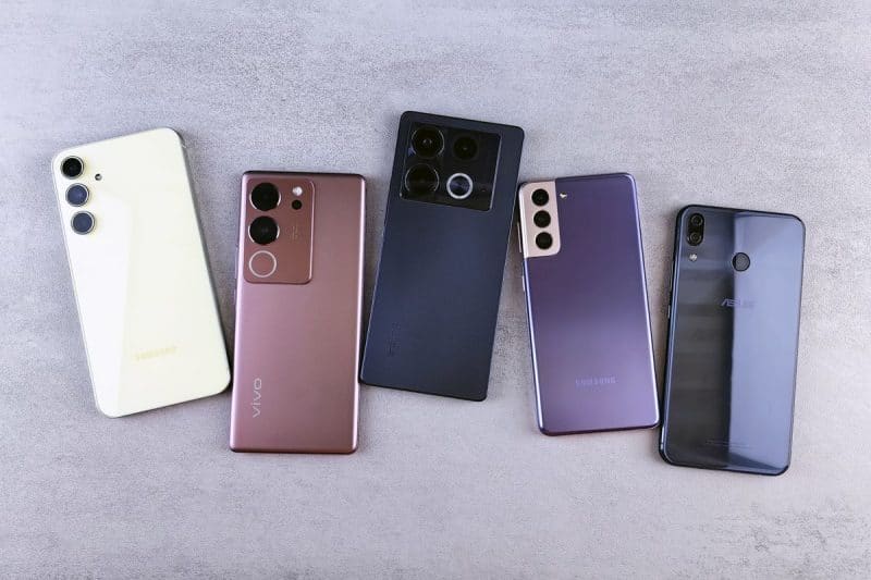 Smartphones ASUS ROG Phone y Zenfone recientes